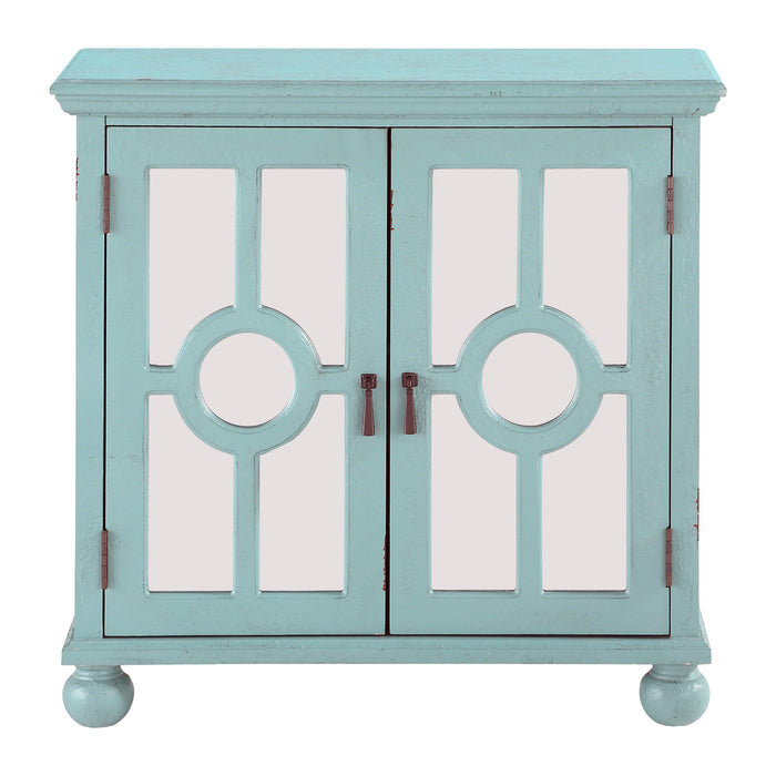 Poppy Accent Chest in Aqua - 1000A70AQ