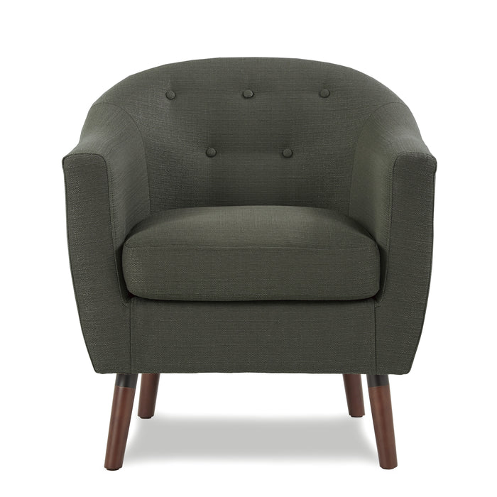 Lucille Accent Chair in Gray - 1192GY