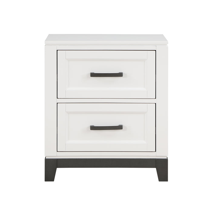 Garretson Nightstand in White - 1450WH-4