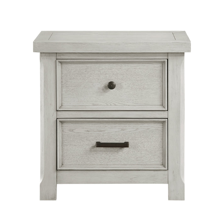 Providence Nightstand in White - 1458-4