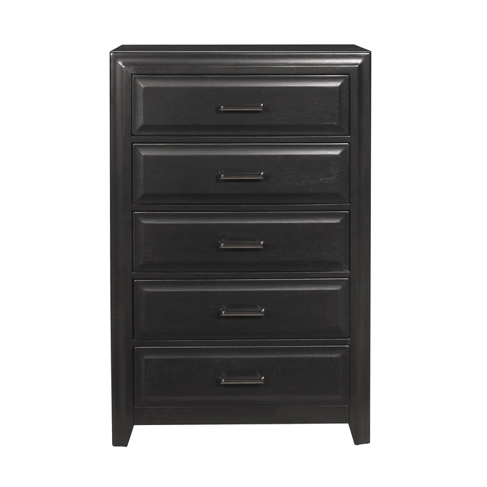 Cordelia Chest in Gray/Espresso - 1517-9