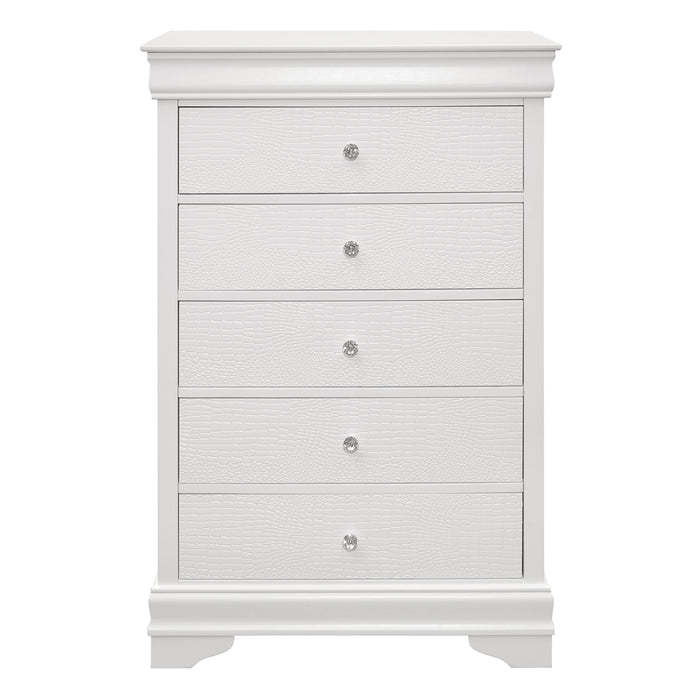 Lana Collection Chest in White - 1556W-9