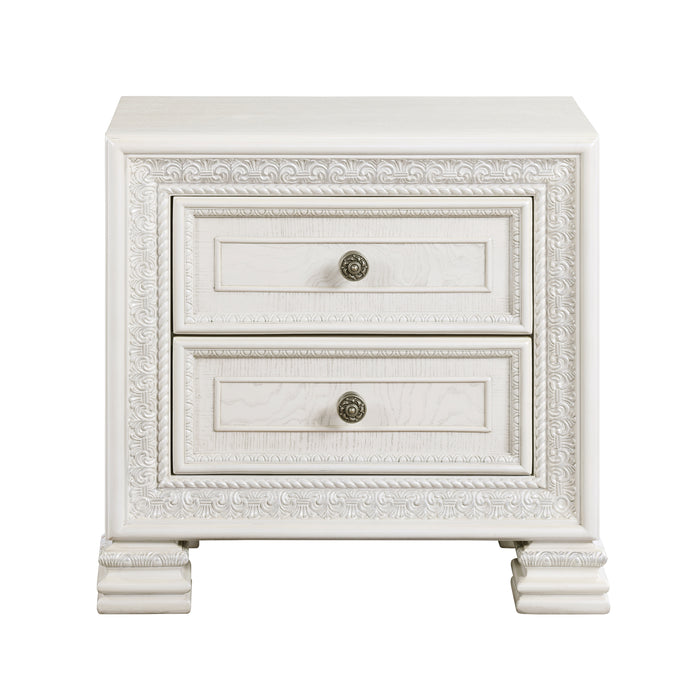 Theodora Nightstand in White - 1596-4