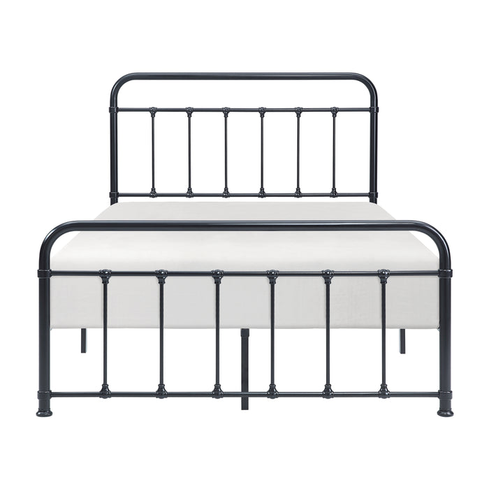 Fawn Full Platform Bed in Black - 1628F-1