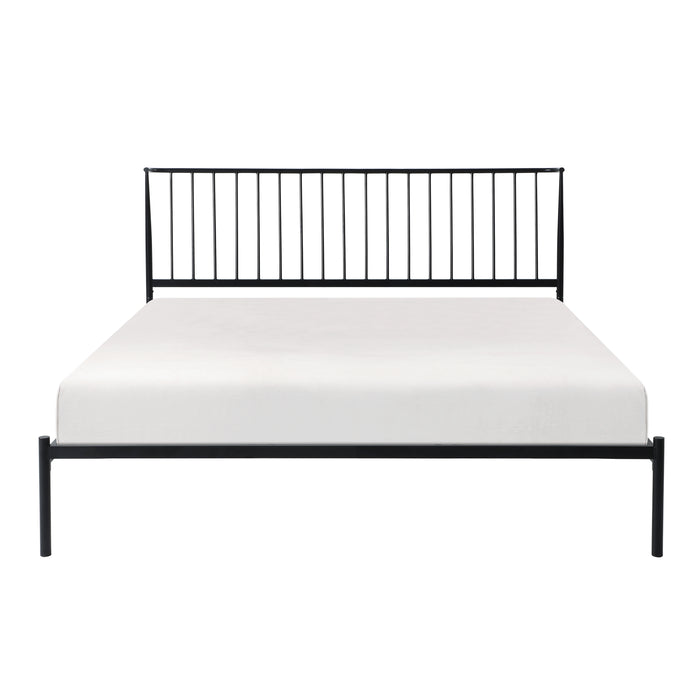 Augusta Eastern King Platform Bed in Black - 1630K-1EK