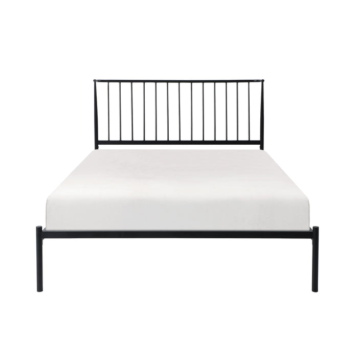 Augusta Full Platform Bed in Black - 1630F-1