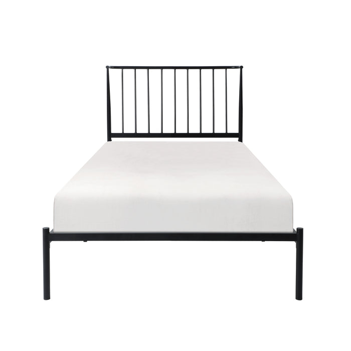 Augusta Twin Platform Bed in Black - 1630T-1