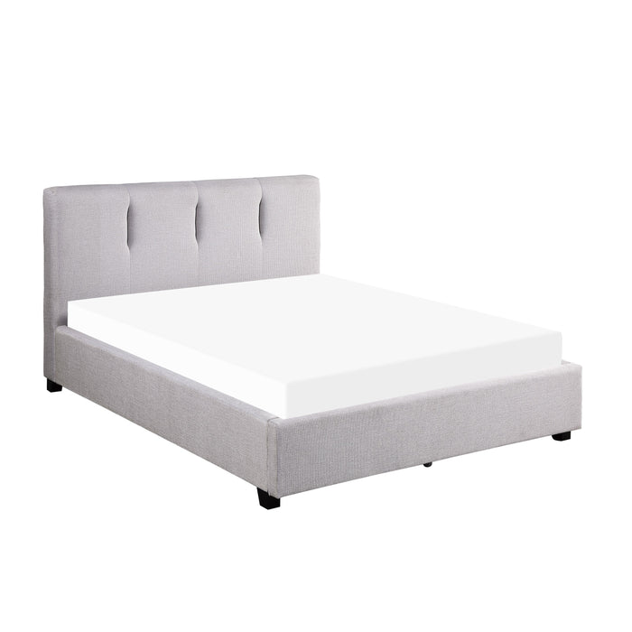 Aitana Full Platform Bed in Gray - 1632F-1