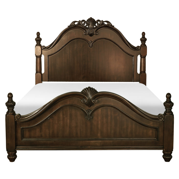Mont Belvieu Queen Bed in Cherry - 1869-1