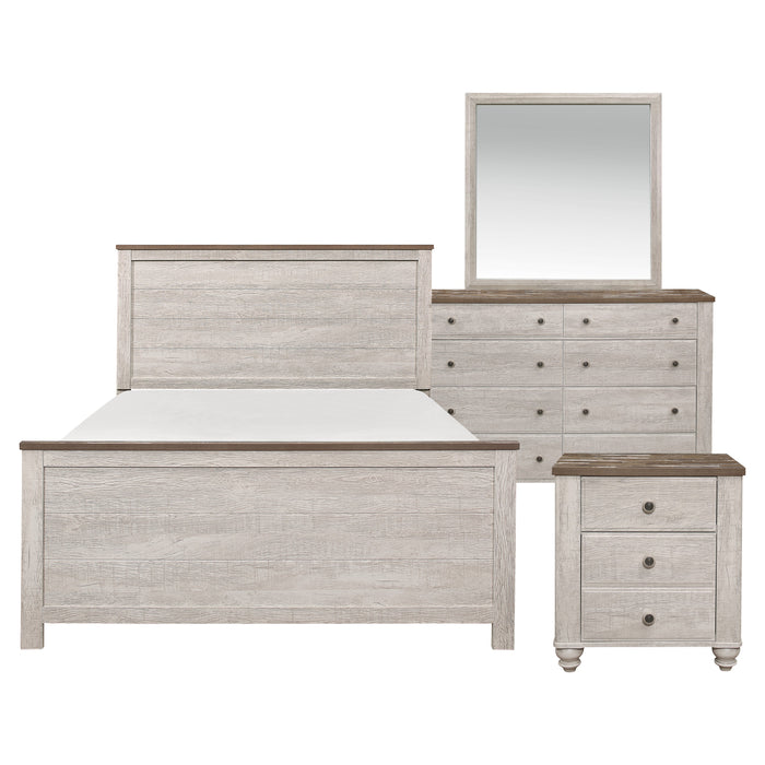 Nashville 4pc Set (QB+NS+DR+MR) in Brown/White - 1903-1*4