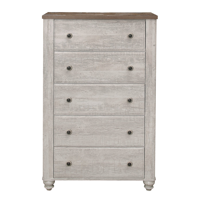 Nashville Chest in White/Brown - 1903-9
