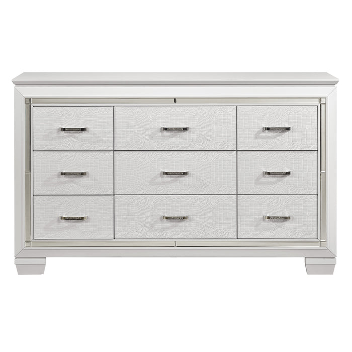 Allura Dresser in Transparent/White - 1916W-5