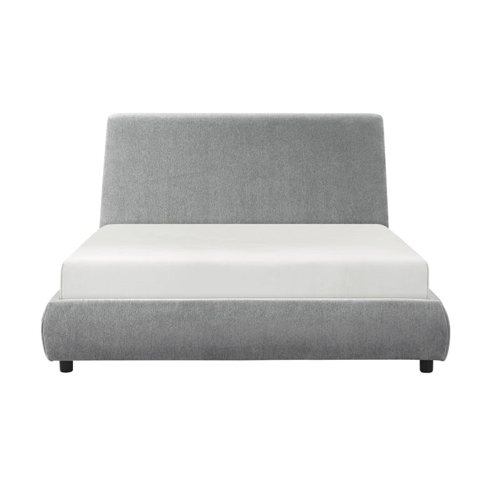 Alford Queen Platform Bed in Gray - 1931-1