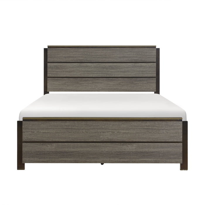 Vestavia Eastern King Bed in Gray/Brown - 1936K-1EK