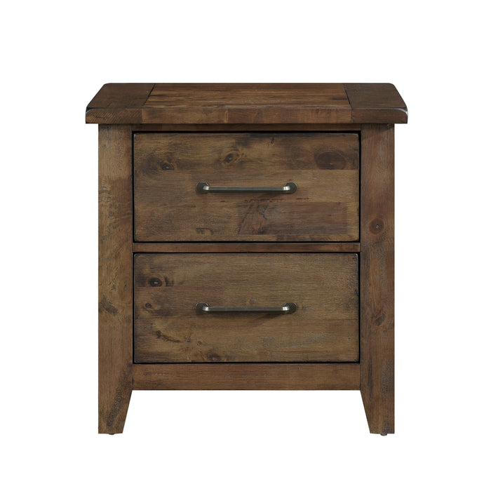 Jerrick Nightstand in Brown - 1957-4