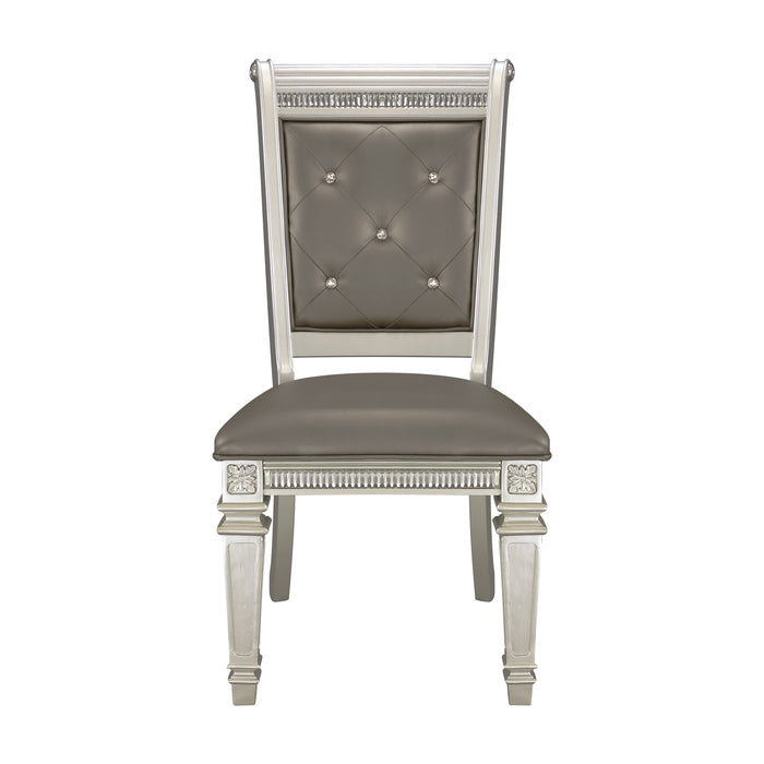 Bevelle Side Chair in Gold/Silver/Champagne/Gray/Transparent - 1958S