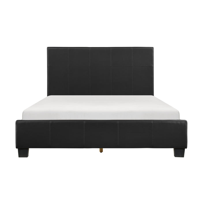 Lorenzi Full Platform Bed in Black - 2220F-1