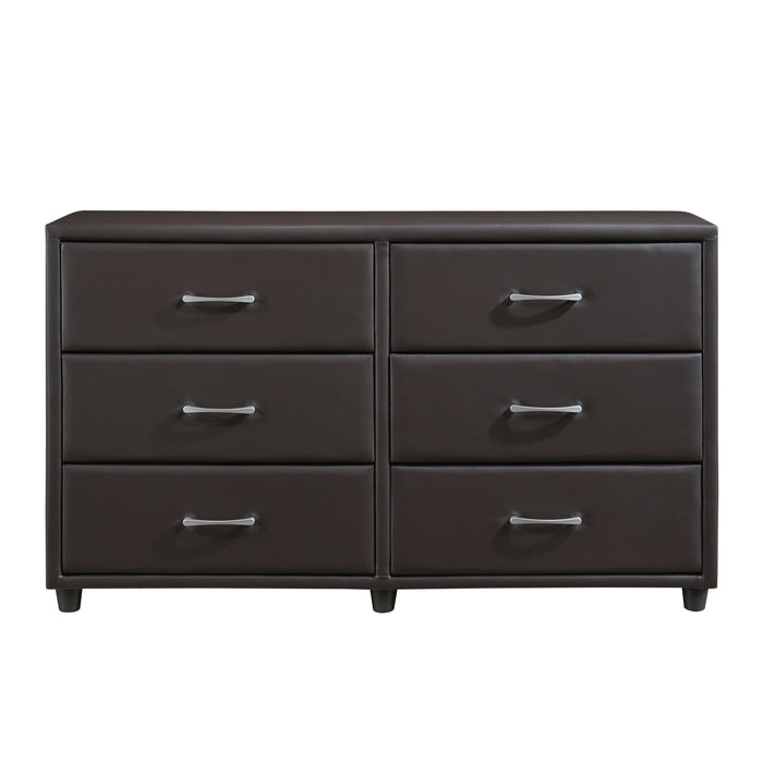 Lorenzi Dresser in Brown - 2220DBR-5