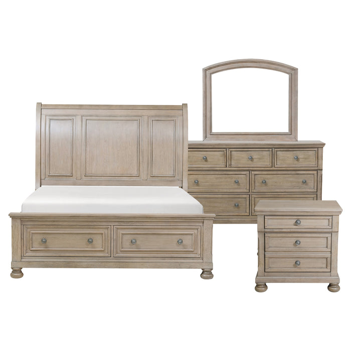 Bethel 4PC SET: 1QB,1NS,1DR,1MR in Gray - 2259GY-1*4