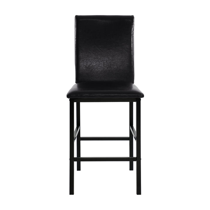 Tempe Counter Height Chair in Black/Brown - 2601-24
