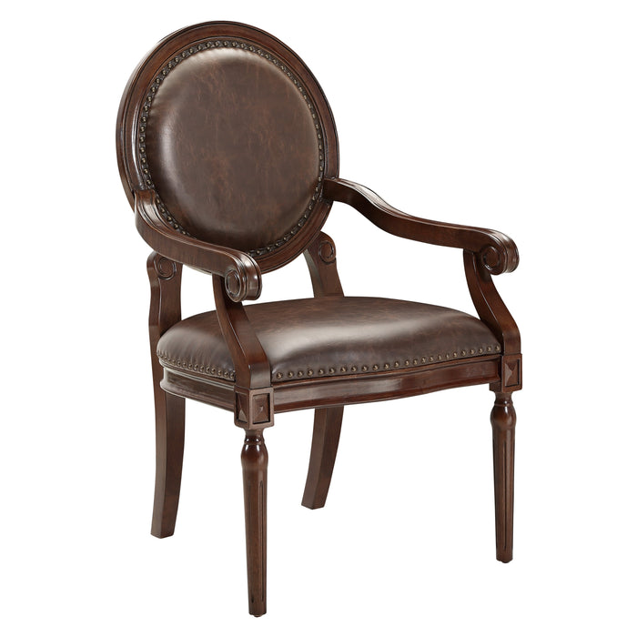 Aldermont Desk Chair in Brown - 4524DBR