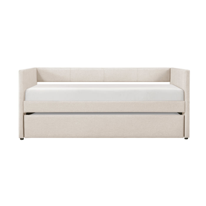 Trudy Daybed with Trundle in Beige - 4987BE