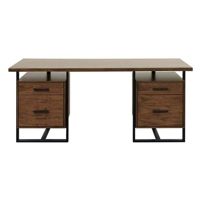 Sedley (3) Writing Desk in Black/Brown - 5415RF-15*
