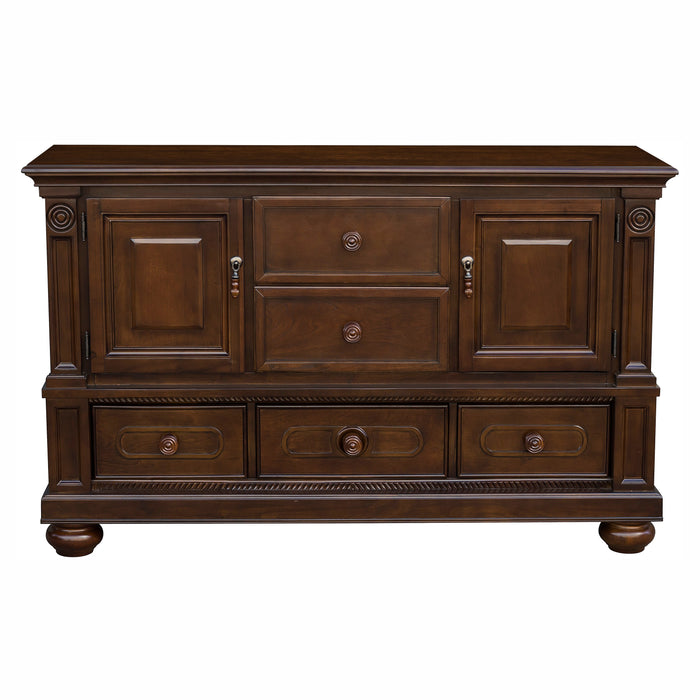 Lordsburg Buffet/Server in Brown/Cherry - 5473-55