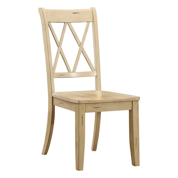 Janina Side Chair, Buttermilk in Beige - 5516BMS