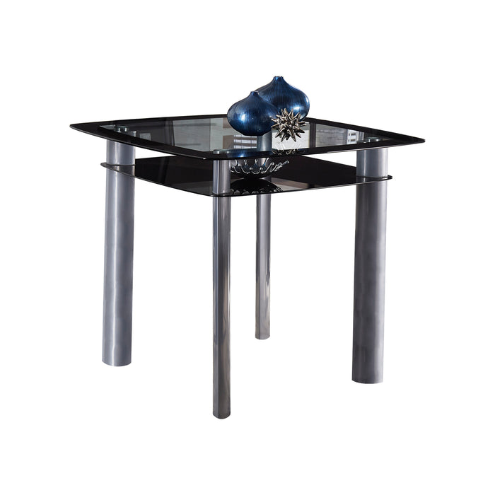 Sona Counter Height Table, Glass Top in Transparent/Gold/Silver/Champagne/Black - 5532-36*