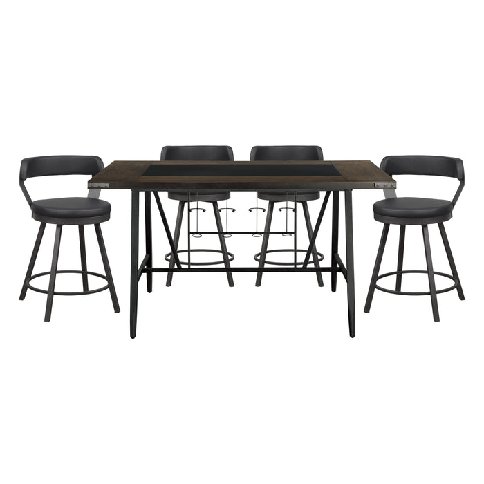 Appert 5pc Set (TB+4S) in Gray/Transparent/Brown - 5566-36*5