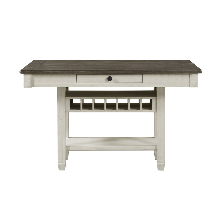 Granby Counter Height Table in White/Brown - 5627NW-36*