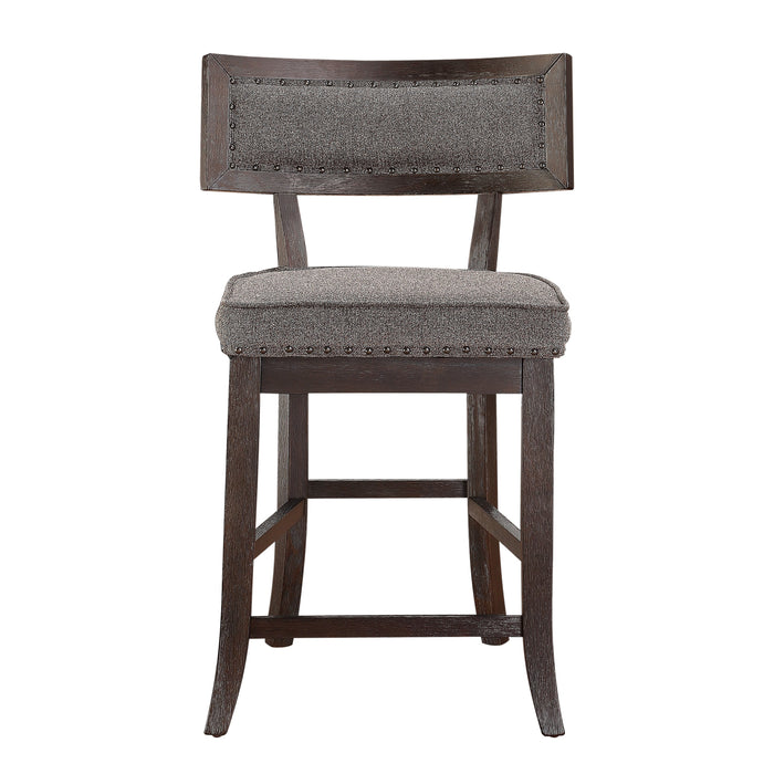 Oxton Counter Height Chair, Fabric in Brown/Cherry/Espresso - 5655-24FA