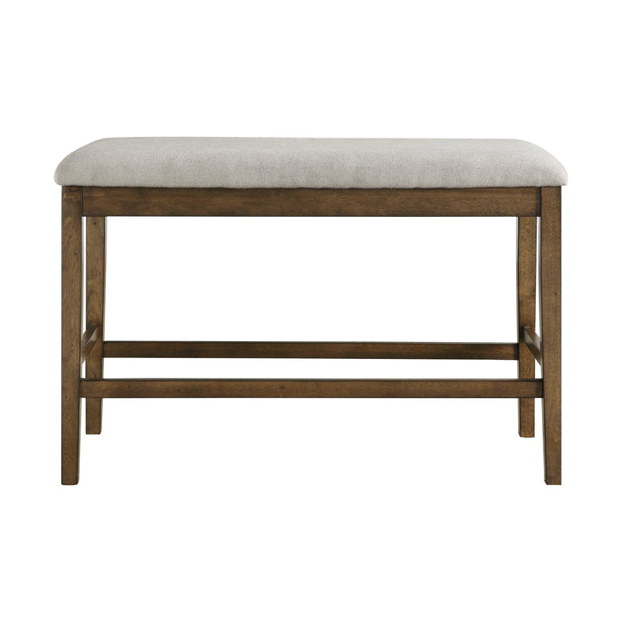 Balin Counter Height Bench in Brown/Oak - 5716RFAK-24BH