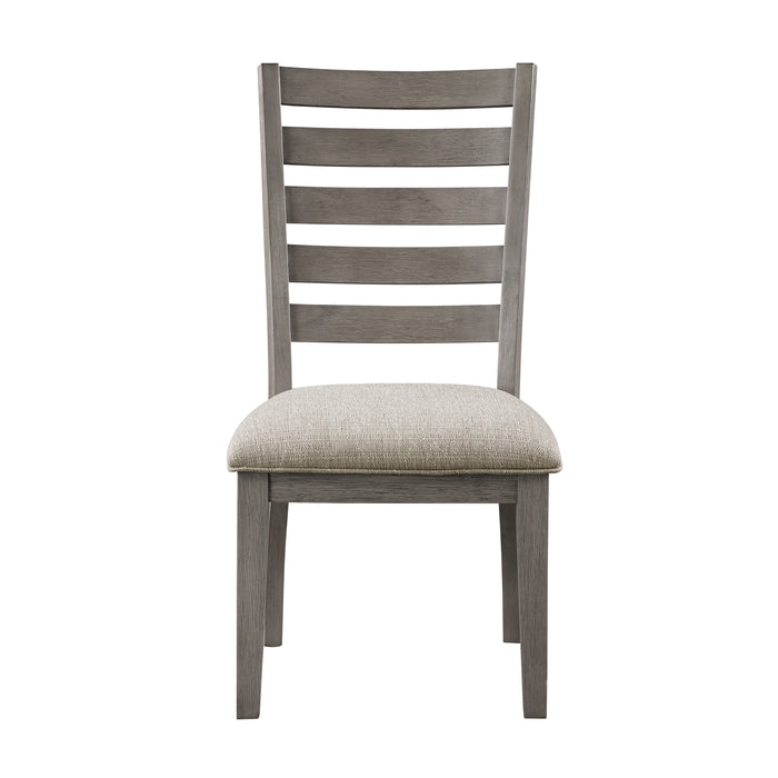 Tigard Side Chair in Cherry/Gray/Beige - 5761GYS