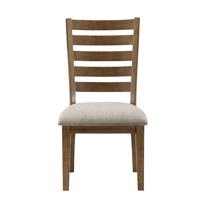 Tigard Side Chair in Cherry/Beige - 5761S