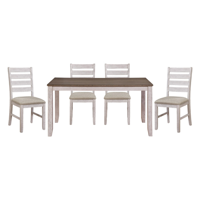 Ithaca 5pc Set (TB+4S) in White/Gray - 5769W-60*5