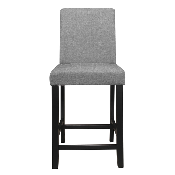 Adina Counter Height Chair in Black/Gray - 5801-24