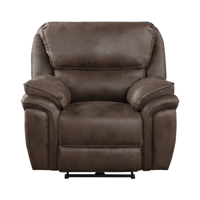 Proctor Power Reclining Chair in Brown - 8517BRW-1PW