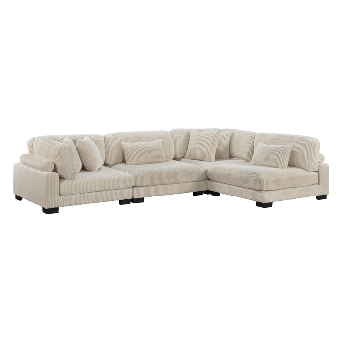 Traverse 4-Piece Modular Sectional in Beige - 8555BE*4SC