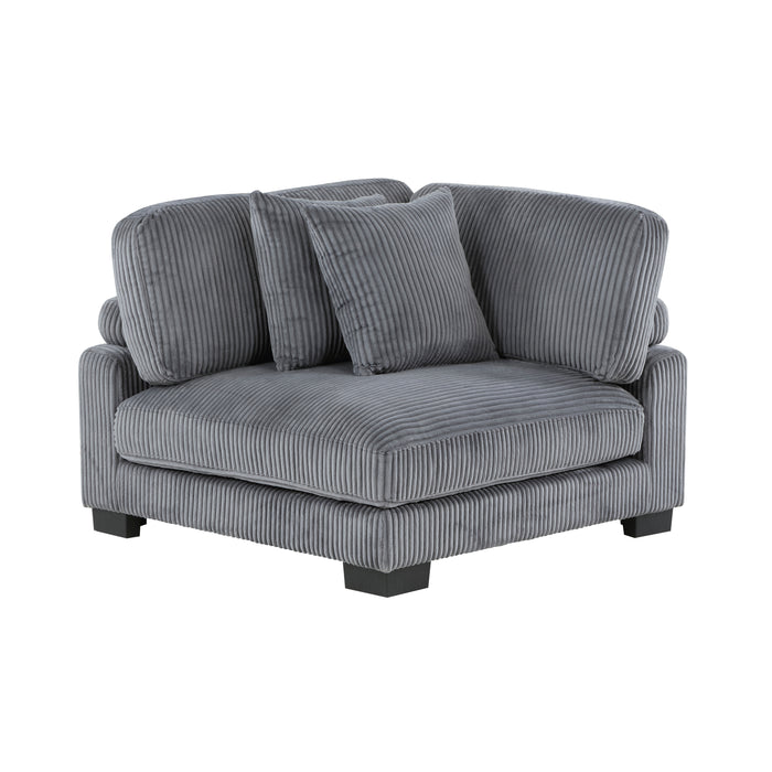 Traverse Corner Seat in Gray - 8555GY-CR