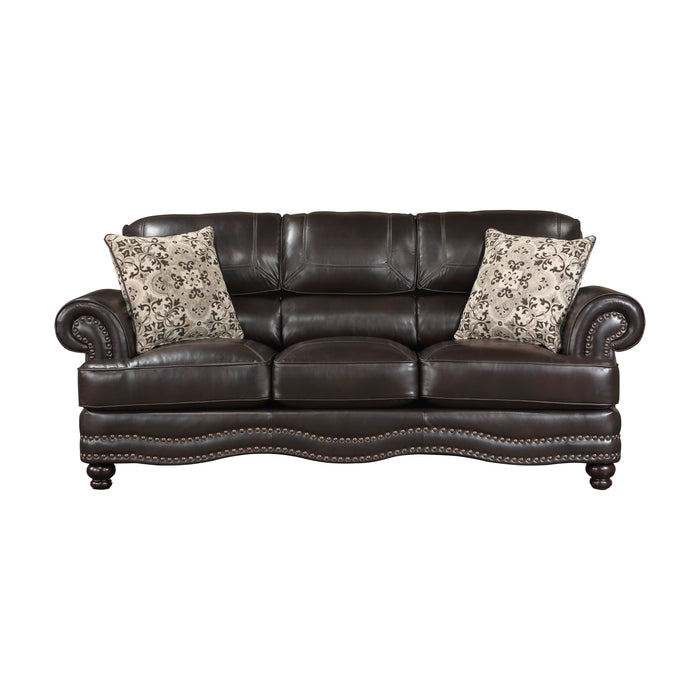 Milford Sofa in Brown - 9268BRW-3