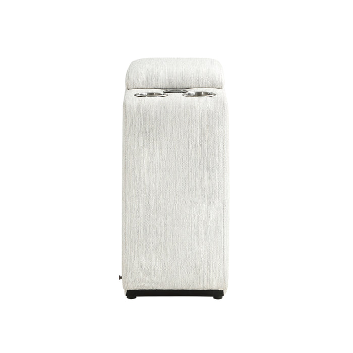 Salida (5/6)Console (no back) with Wireless Charger in White - 9444HMP-CN