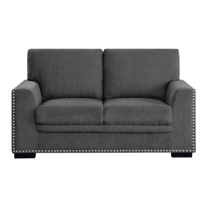 Morelia Loveseat in Gray - 9468CC-2