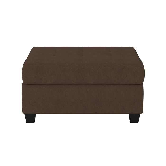 Maston Storage Ottoman in Brown - 9507CHC-4