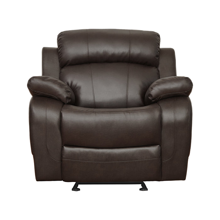 Marille Glider Reclining Chair in Brown - 9724BRW-1