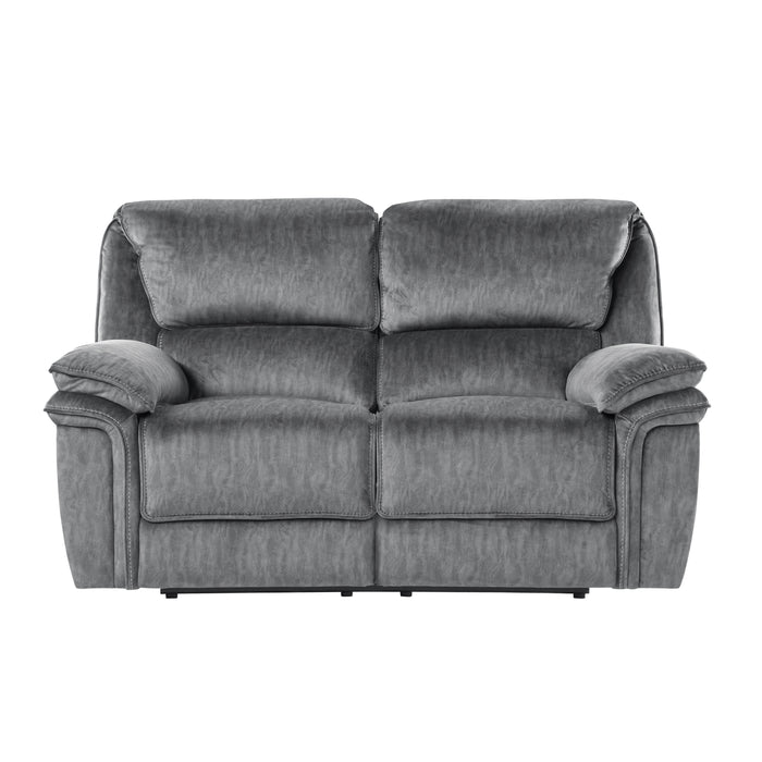 Muirfield Double Reclining Loveseat in Gray - 9913-2WC