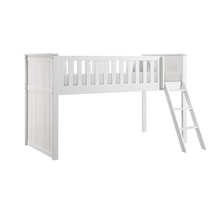 Galen (3) Low Loft Bunk in White - B2053LLW-1*