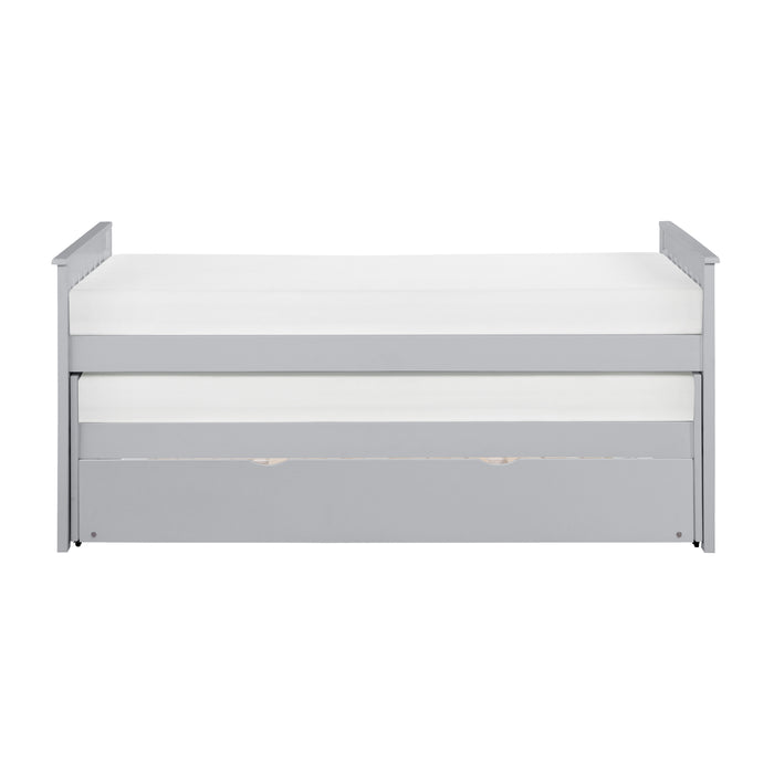 Orion Twin/Twin Bed with Twin Trundle in Gray - B2063RT-1R