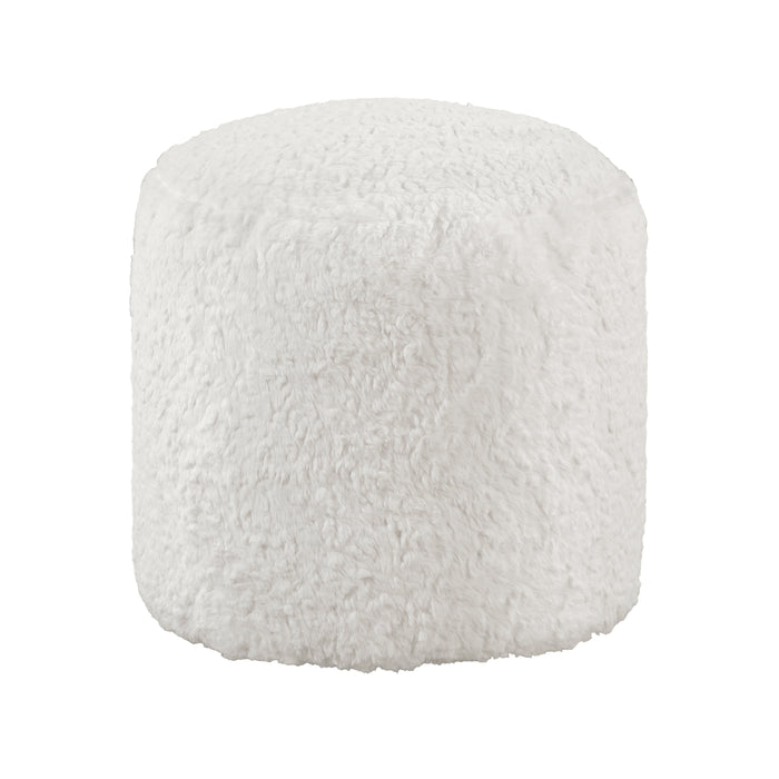 Nice Pouf in White - P31010